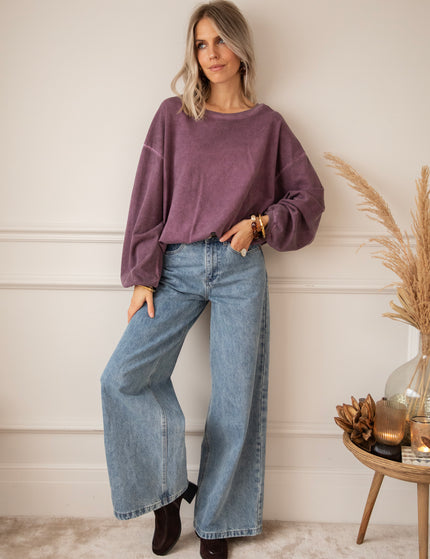 Easy Days Plum - Sweater