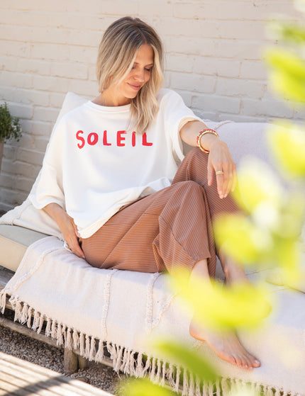 T-Shirt - Soleil All Day - Weiß