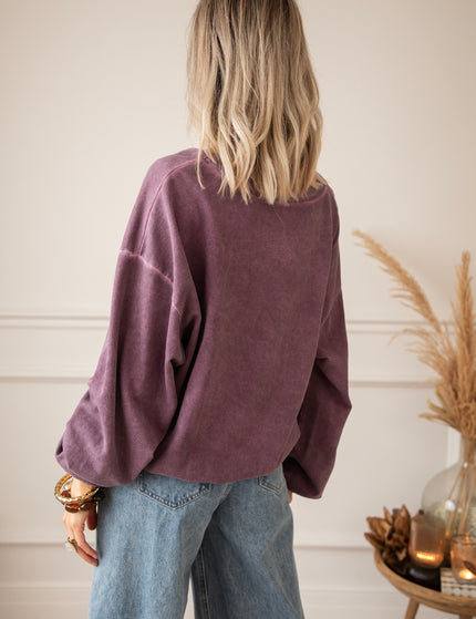 Easy Days Plum - Sweater