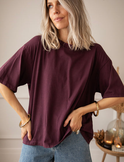 Basic Bea Plum - T-Shirt