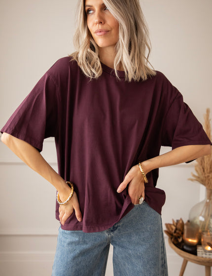 Basic Bea Plum - T-Shirt