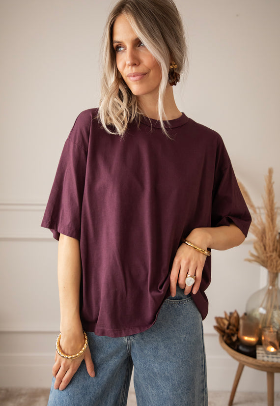 Basic Bea Plum - T-Shirt