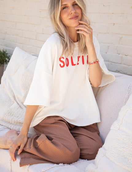 T-Shirt - Soleil All Day - Weiß