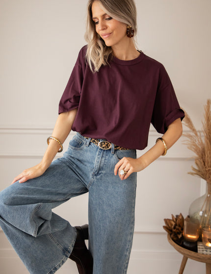 Basic Bea Plum - T-Shirt