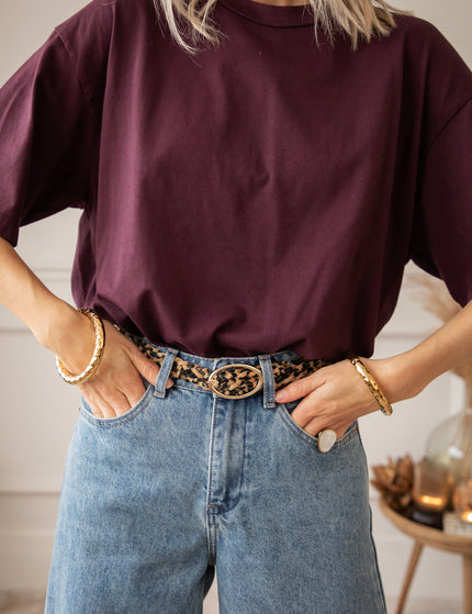 Basic Bea Plum - T-Shirt