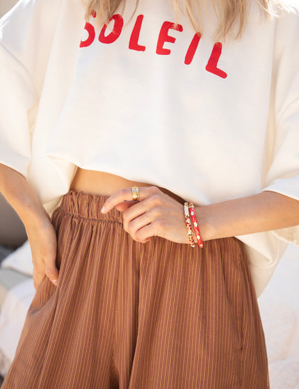 T-Shirt - Soleil All Day - Weiß