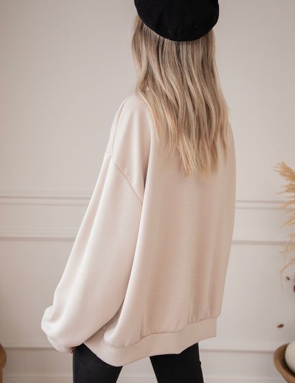 Pullover - Diamonds & Pearls - Taupe