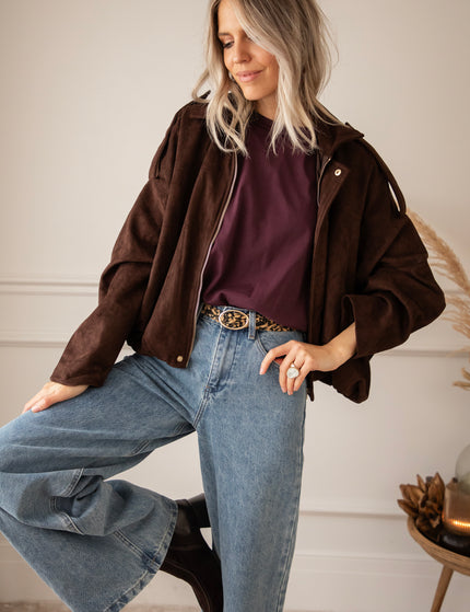 Basic Bea Plum - T-Shirt