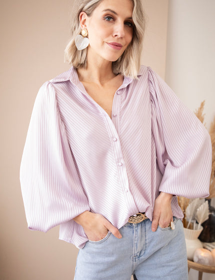 Sophisticated Stripes Lila - Blouse