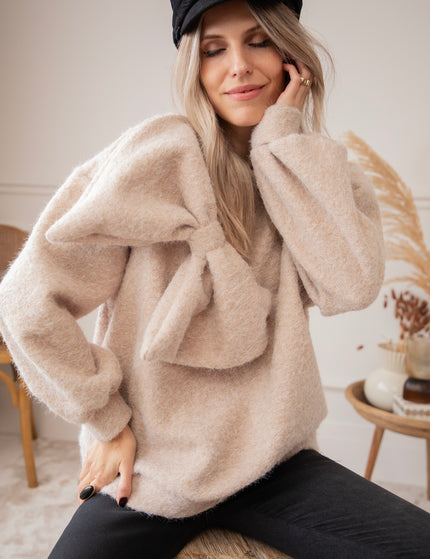 Cozy Bowie Taupe - Sweater 