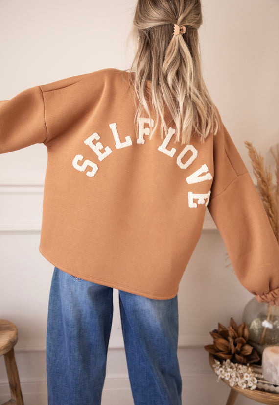Lily Self Love Caramel/Beige - Sweater