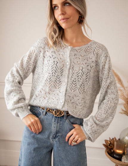 Tilly Soft Grey - Cardigan