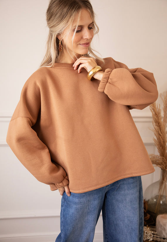 Lily Self Love Caramel/Beige - Sweater