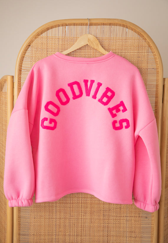Lily Good Vibes Pink/Fuchsia - Sweater