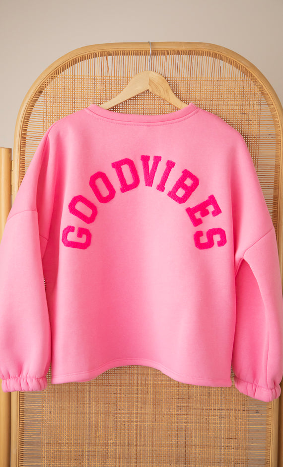 Lily Good Vibes Pink/Fuchsia - Sweater