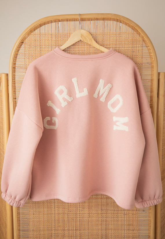 Lily Girl Mom Baby Pink/Beige - Sweater