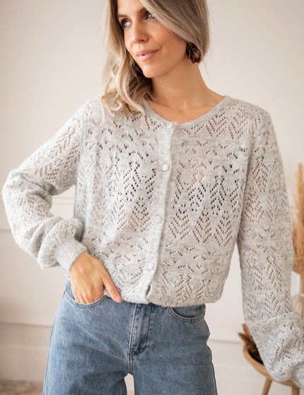 Tilly Soft Grey - Cardigan