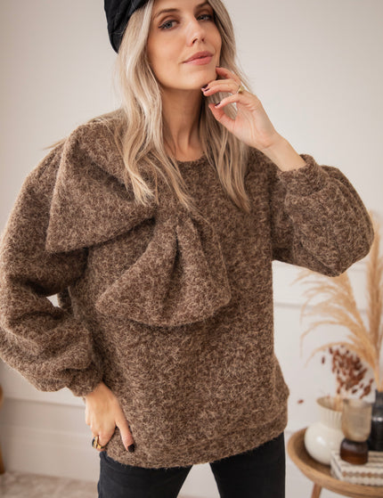 Cozy Bowie Brown - Sweater