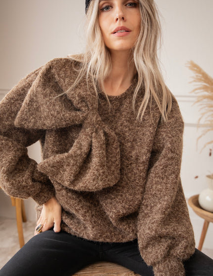 Cozy Bowie Brown - Sweater