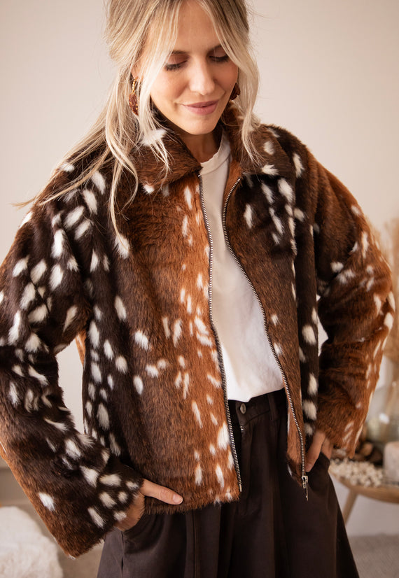 Deer Darling Brown - Jacket