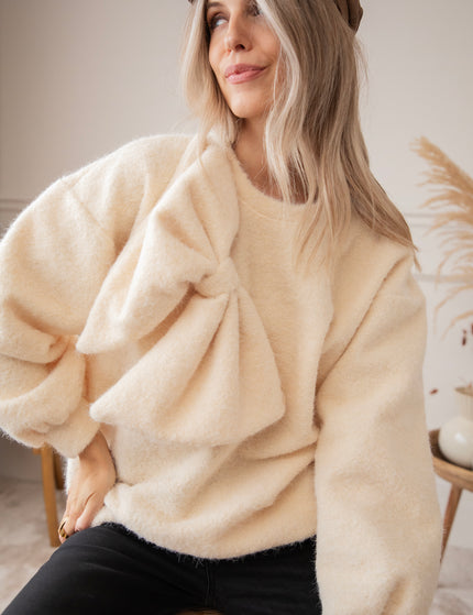 Cozy Bowie Beige - Sweater