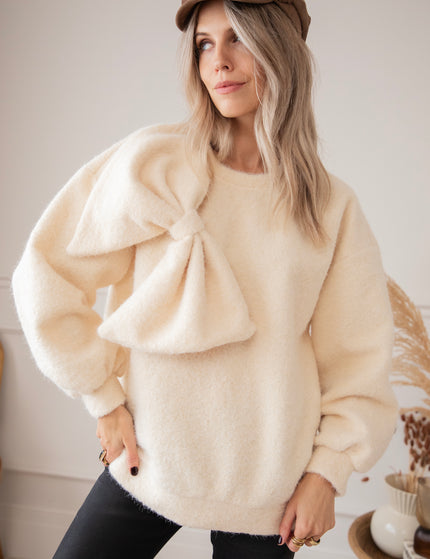 Cozy Bowie Beige - Sweater