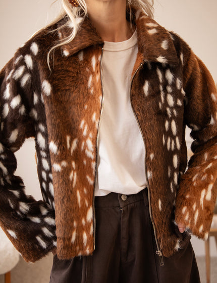 Deer Darling  Brown - Jacket
