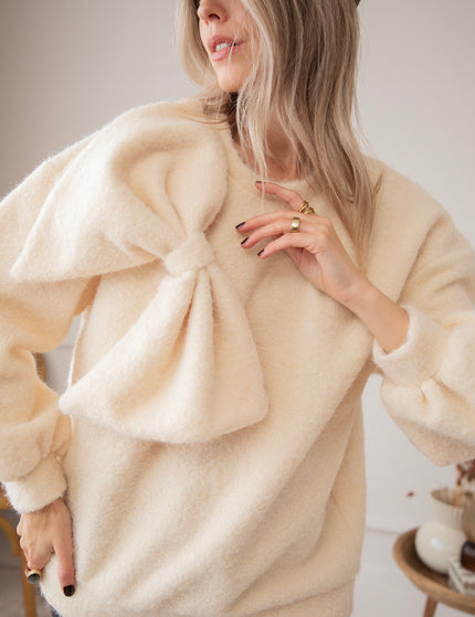 Cozy Bowie Beige - Sweater