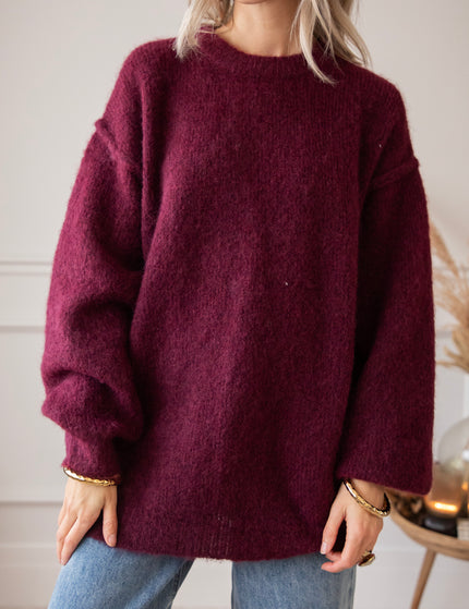 Pullover - Basic Birgit - Magenta