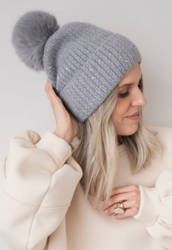 Shiny Pom Grey - Muts