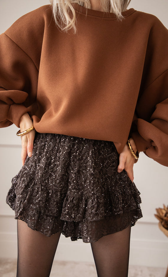 Skort - Shimmer In Lace - Dunkelbraun