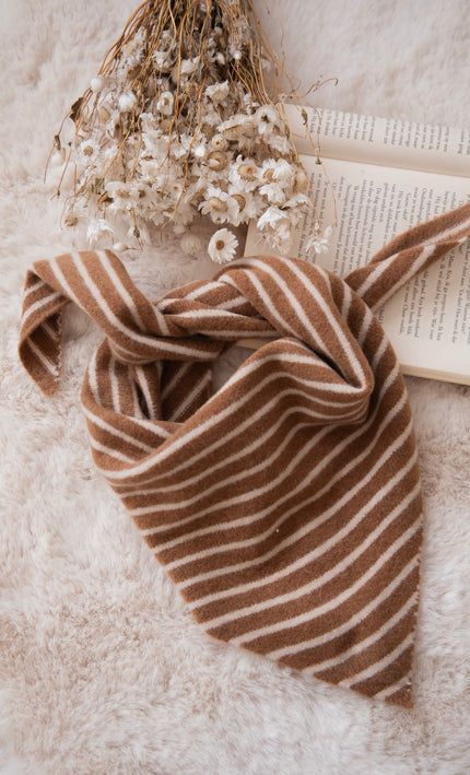 Frosty Stripes Camel - Sjaal