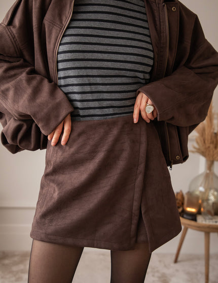 Skort - Sienna Suede - Choco