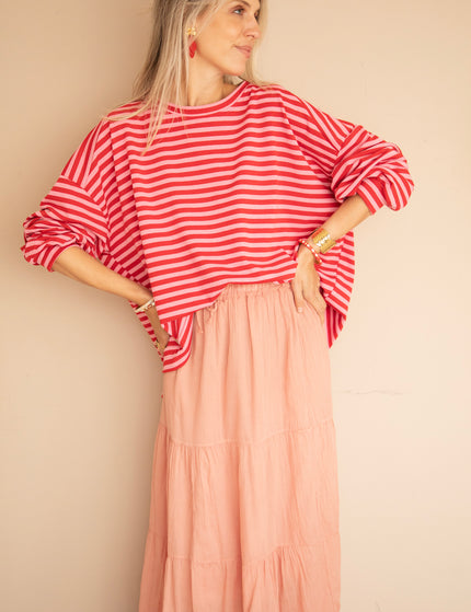 Soraya Powder Pink - Maxi Rok