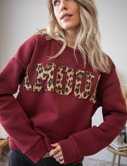 Amour Wild Burgundy - Sweater