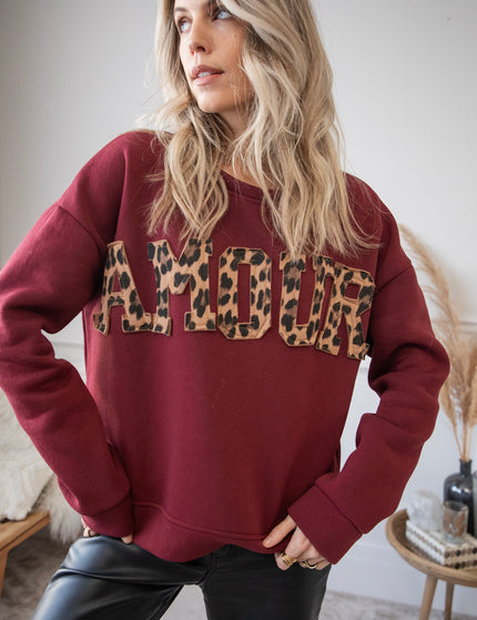 Amour Wild Burgundy - Sweater