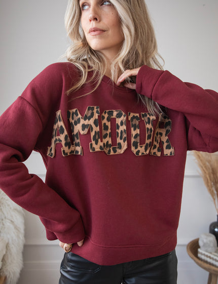 Amour Wild Burgundy - Sweater