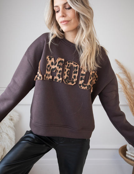 Amour Wild Dark Brown - Sweater