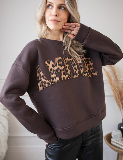 Amour Wild Dark Brown - Sweater