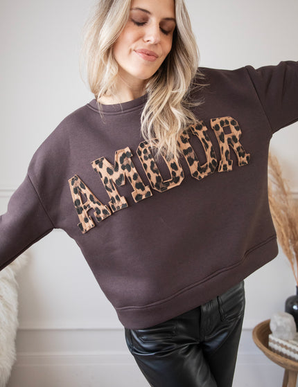 Amour Wild Dark Brown - Sweater