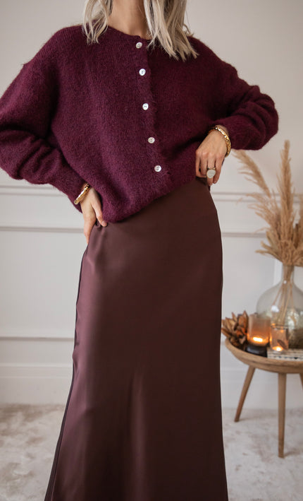 Silkylicious Choco - Maxi Skirt