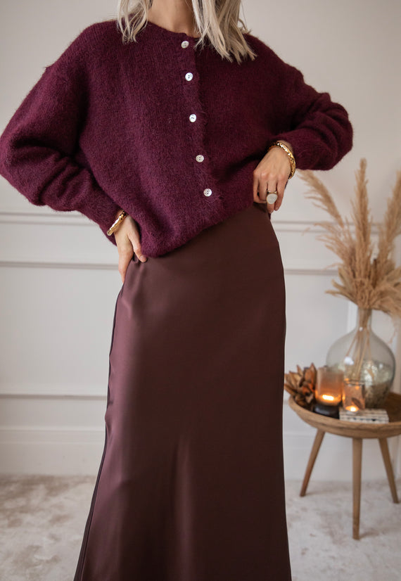Silkylicious Choco - Maxi Skirt