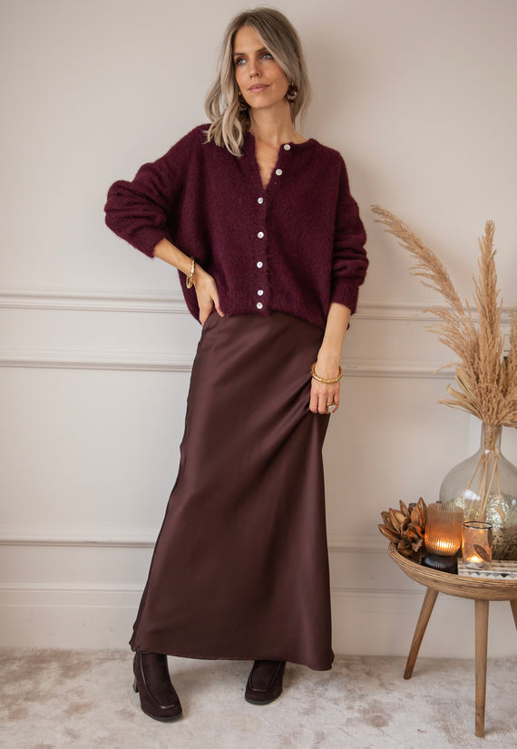 Silkylicious Choco - Maxi Skirt