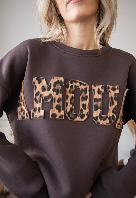 Amour Wild Dark Brown - Sweater