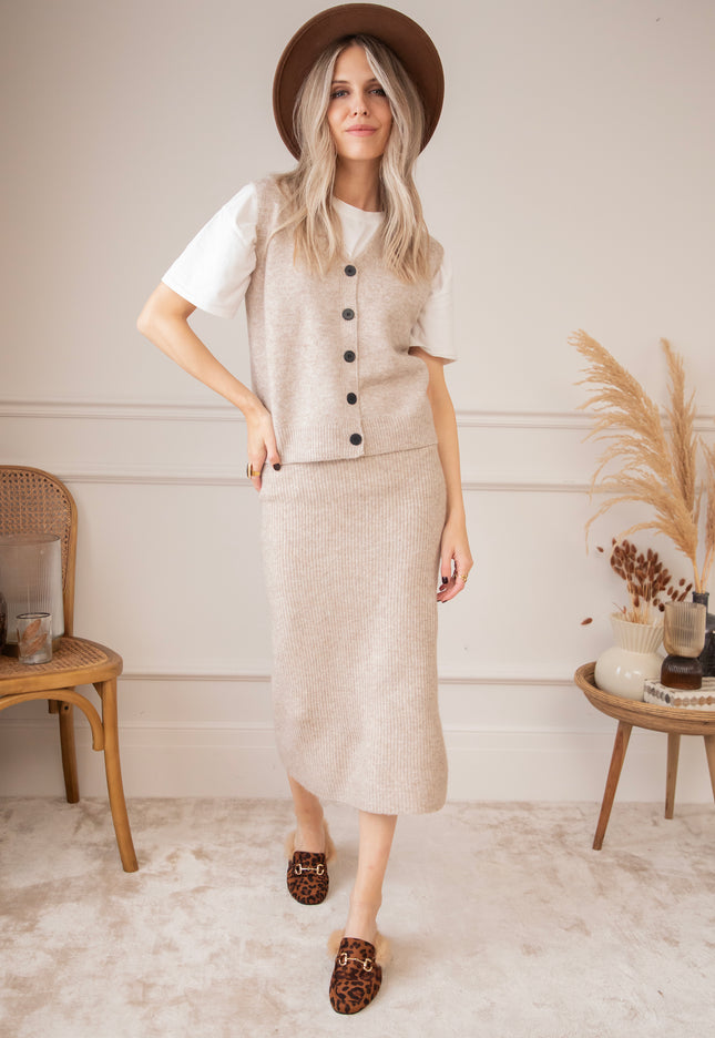 Essence Of Fall Café Au Lait - Skirt