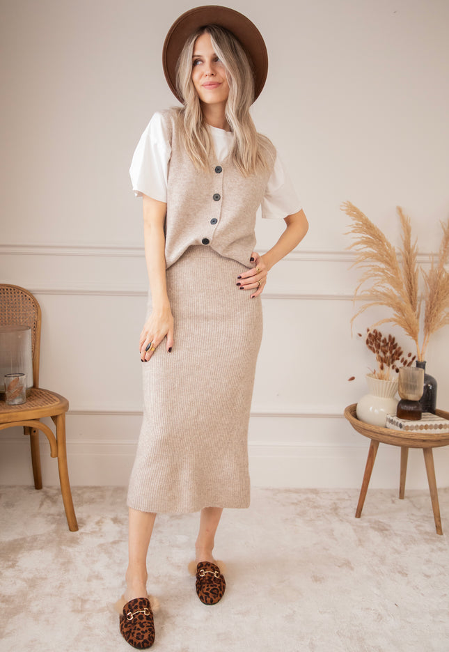 Essence Of Fall Café Au Lait - Skirt