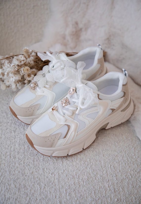 Treasure Walks White/Beige - Sneakers