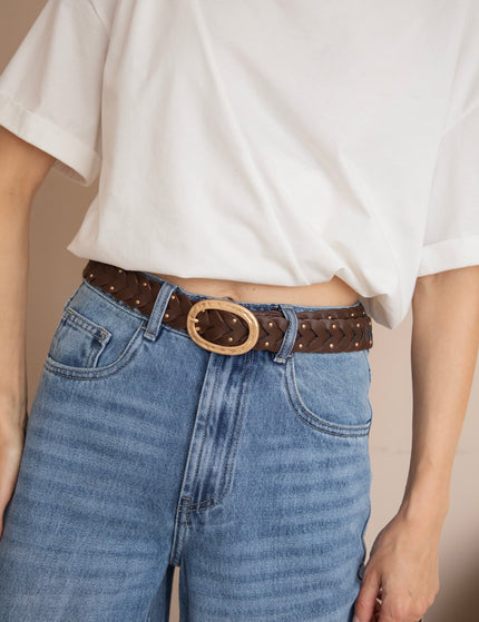 Touch Of Twist  Dark Brown - Riem