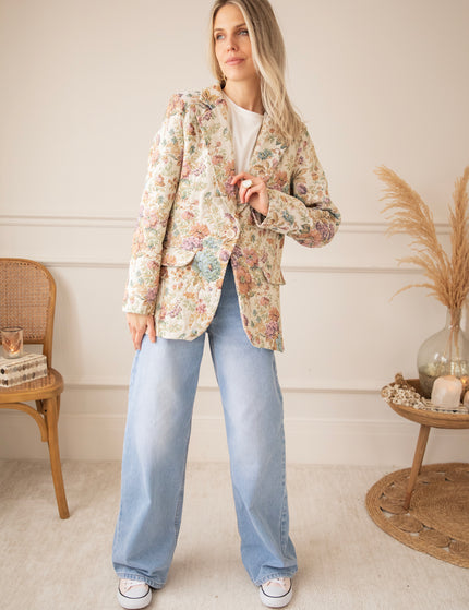 Rosy Belle Beige/Pink - Blazer