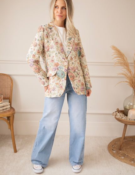 Rosy Belle Beige/Pink - Blazer